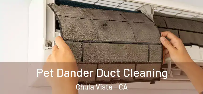 Pet Dander Duct Cleaning Chula Vista - CA