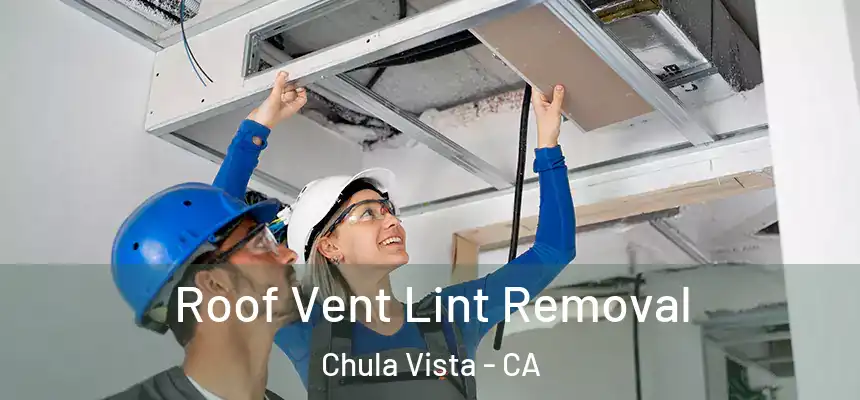 Roof Vent Lint Removal Chula Vista - CA